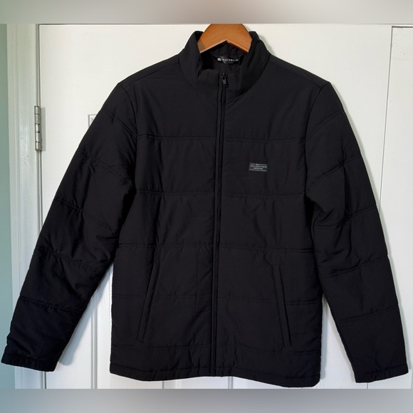 TravisMathew Palisades Puffer Jacket Black Men’s Small NWT Lightweight - Picture 4 of 12